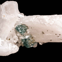 Quartz, w/ Blue Fluorite
