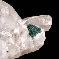 Quartz, w/ Blue Fluorite