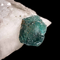 Quartz, w/ Blue Fluorite