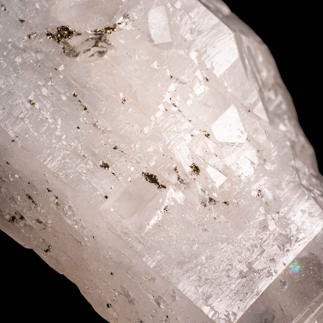 Quartz, w/ Blue Fluorite