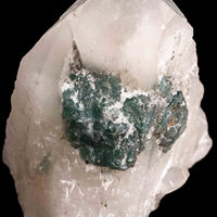 Quartz, w/ Blue Fluorite