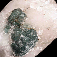 Quartz, w/ Blue Fluorite