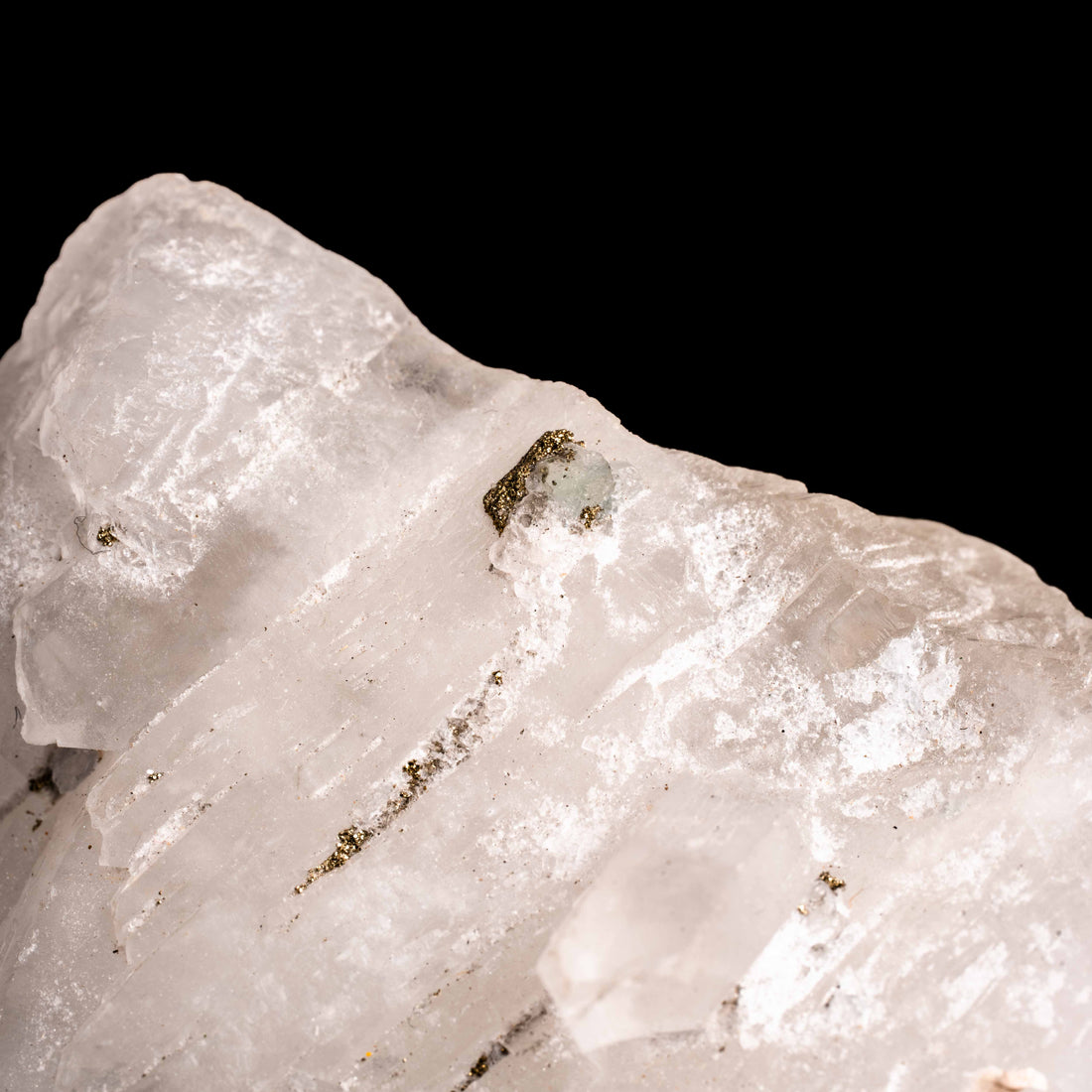Quartz, w/ Blue Fluorite