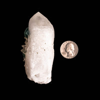 Quartz, w/ Blue Fluorite