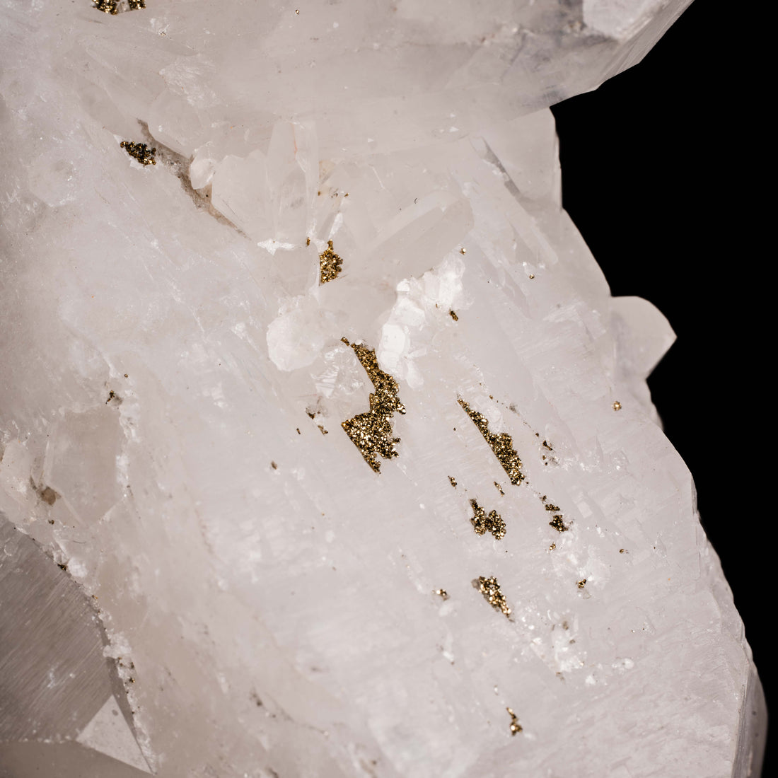Quartz, w/ Blue Fluorite