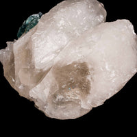 Quartz, w/ Blue Fluorite