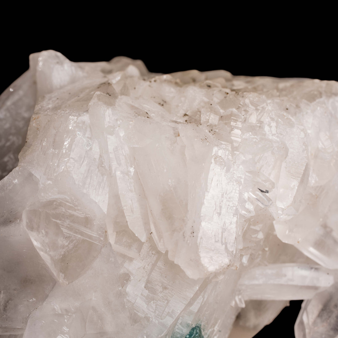 Quartz, w/ Blue Fluorite
