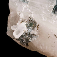Quartz, w/ Blue Fluorite