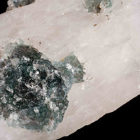 Quartz, w/ Blue Fluorite