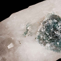 Quartz, w/ Blue Fluorite