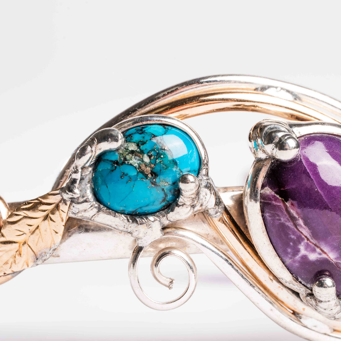 Sugilite and Turquoise- Bracelet