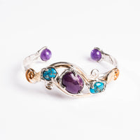 Sugilite and Turquoise- Bracelet