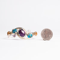 Sugilite and Turquoise- Bracelet