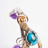 Sugilite and Turquoise- Bracelet