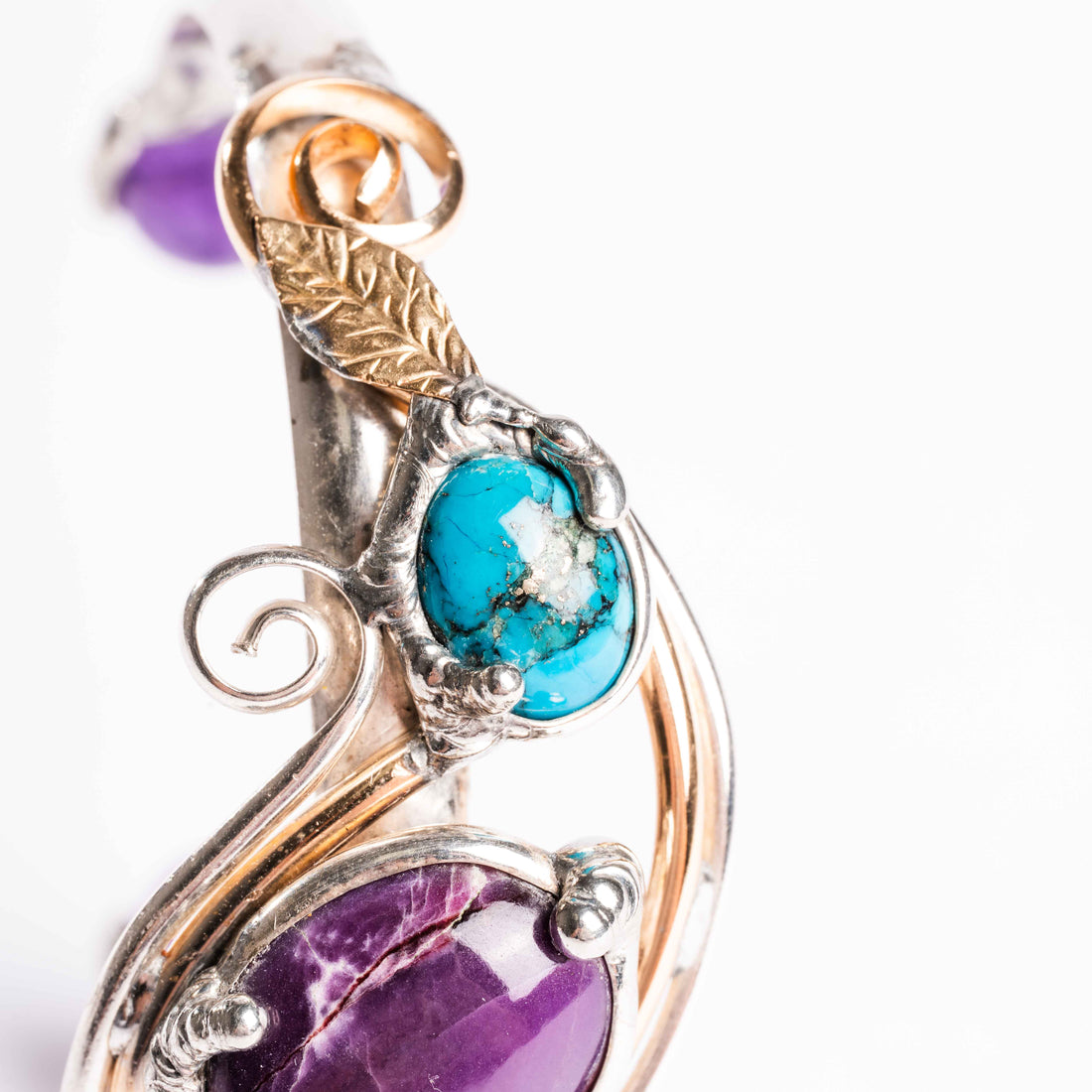 Sugilite and Turquoise- Bracelet
