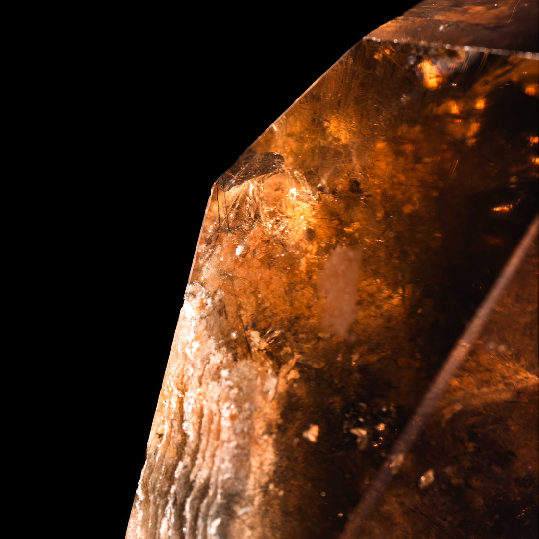 Quartz, Smoky w Rutile