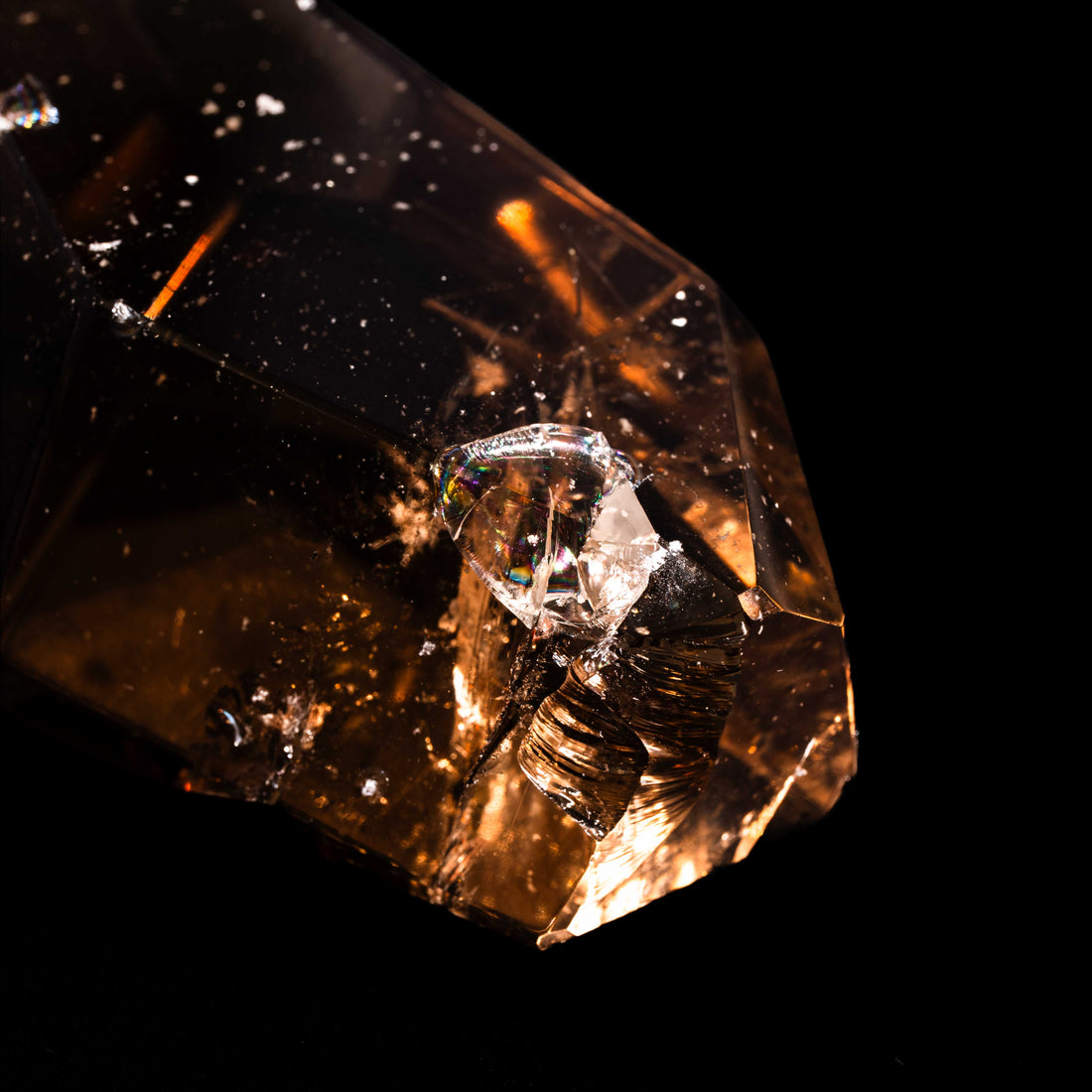 Quartz, Smoky w Rutile