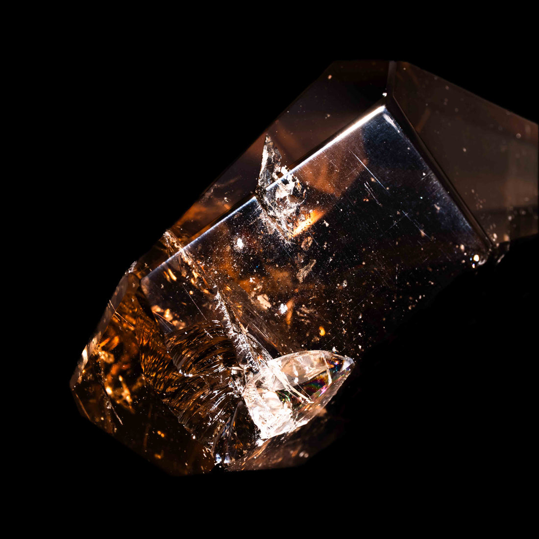 Quartz, Smoky w Rutile