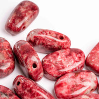 Thulite - Drill Pendant