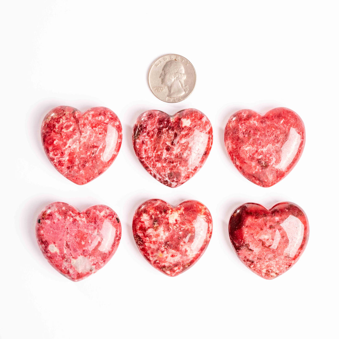 Thulite - Hearts