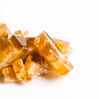 Yellow Barite on Fluorite - Bladed Cluster