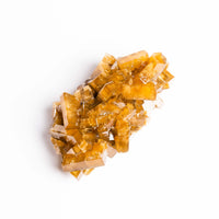 Yellow Barite on Fluorite - Bladed Cluster