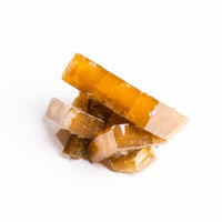 Yellow Barite on Fluorite - Bladed Cluster