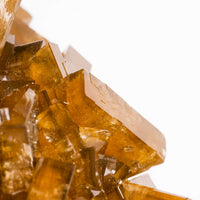 Yellow Barite on Fluorite - Bladed Cluster