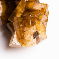 Yellow Barite on Fluorite - Bladed Cluster