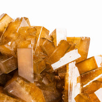 Yellow Barite on Fluorite - Bladed Cluster