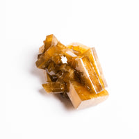 Yellow Barite on Fluorite - Bladed Cluster