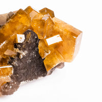 Yellow Barite on Fluorite - Bladed Cluster