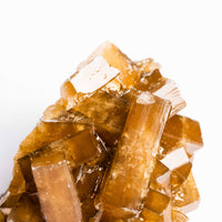 Yellow Barite on Fluorite - Bladed Cluster