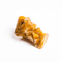 Yellow Barite on Fluorite - Bladed Cluster