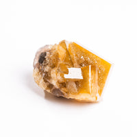 Yellow Barite on Fluorite - Bladed Cluster