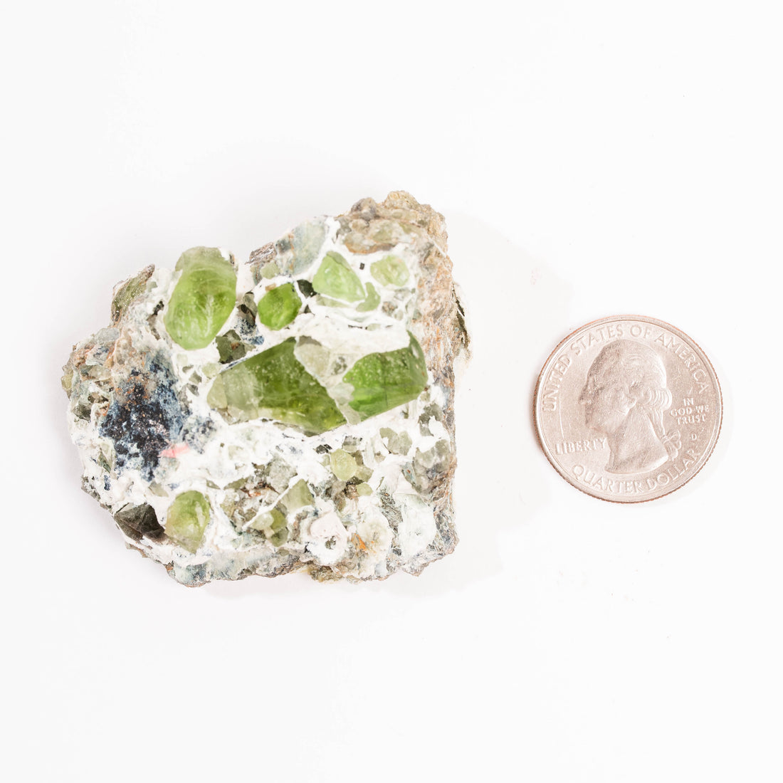 Peridot w/ Matrix - Rough