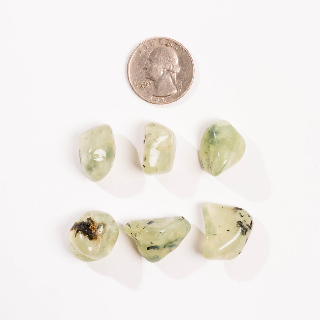 Yellow/Green Prehnite - Polished, Intuitive Pick