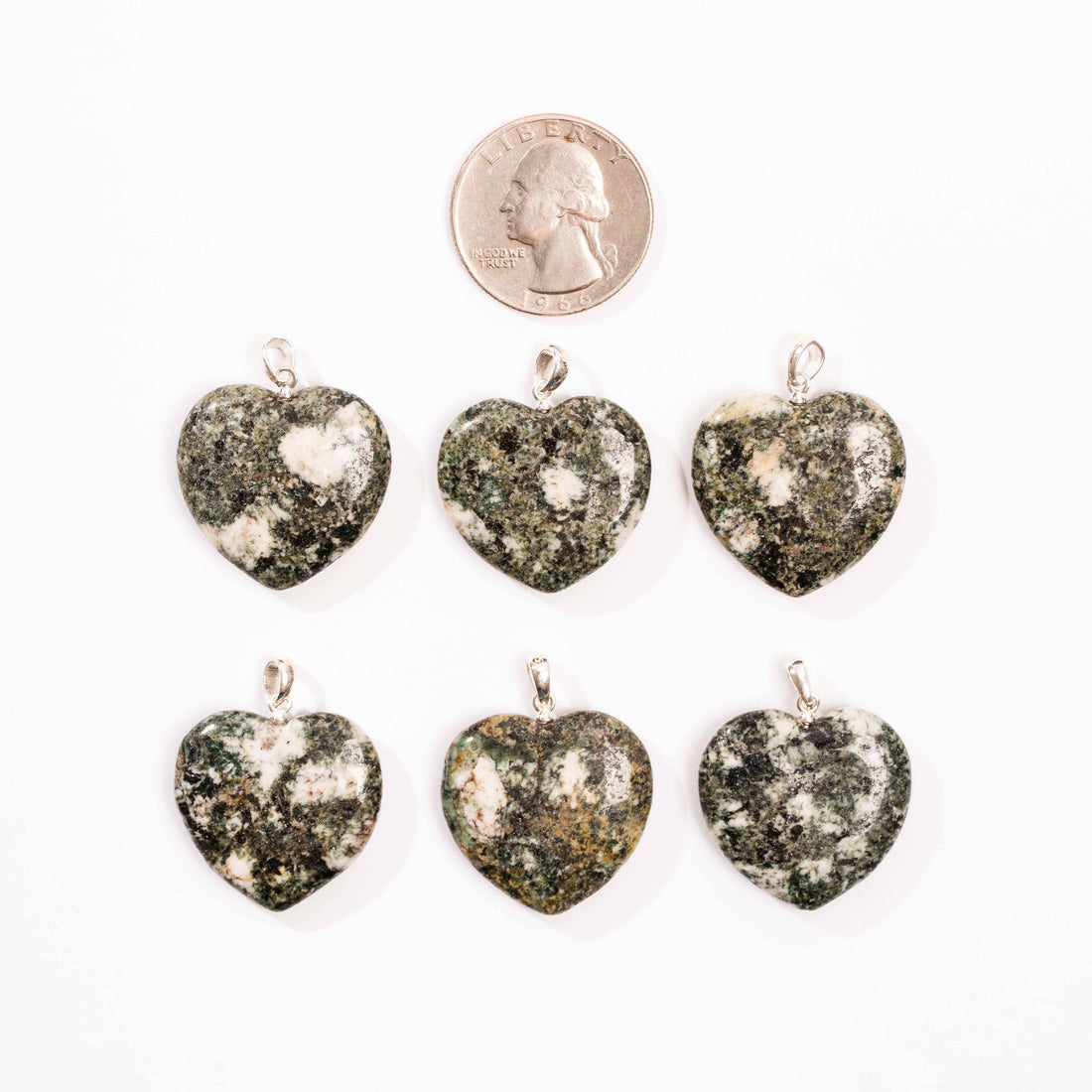 Preseli Bluestone - Heart Pendants