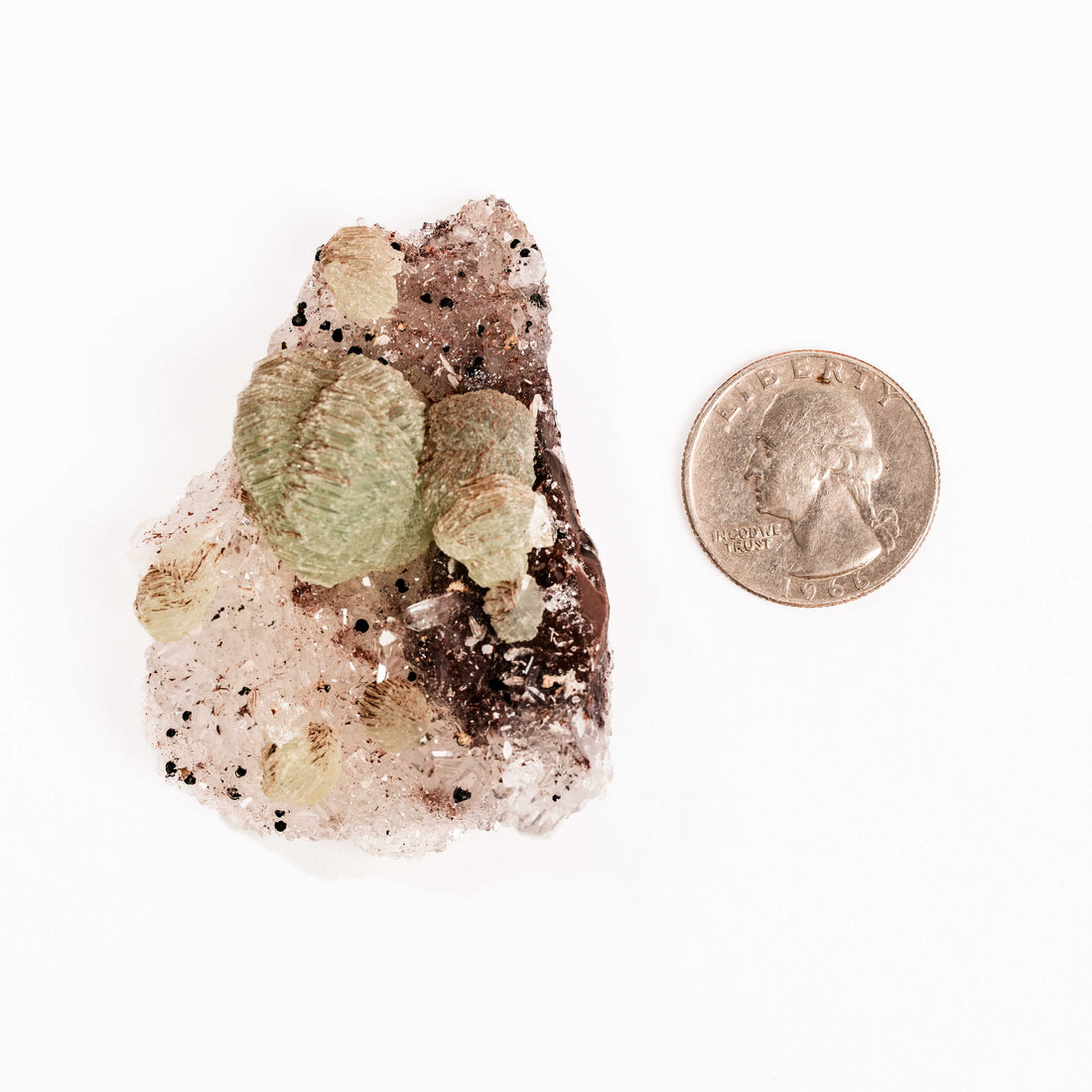 Prehnite w/ Quartz