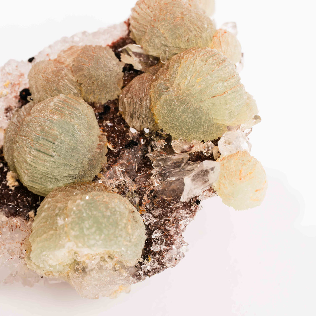 Prehnite w/ Quartz
