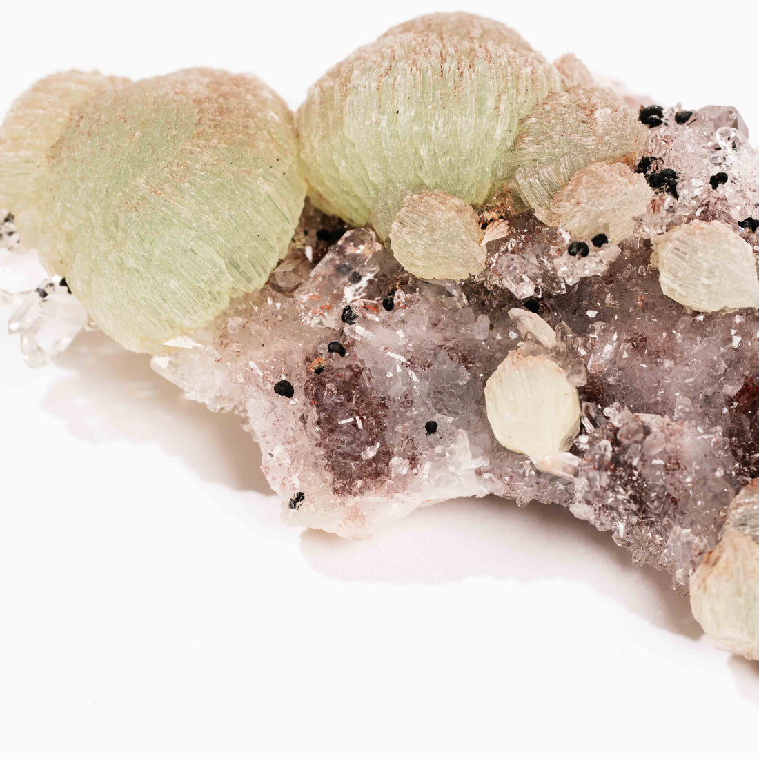 Prehnite w/ Quartz