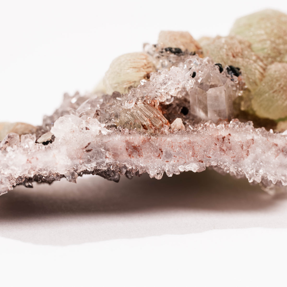 Prehnite w/ Quartz
