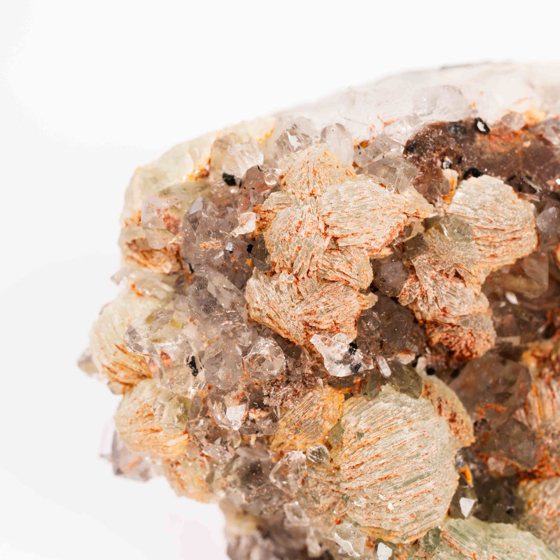 Prehnite w/ Quartz