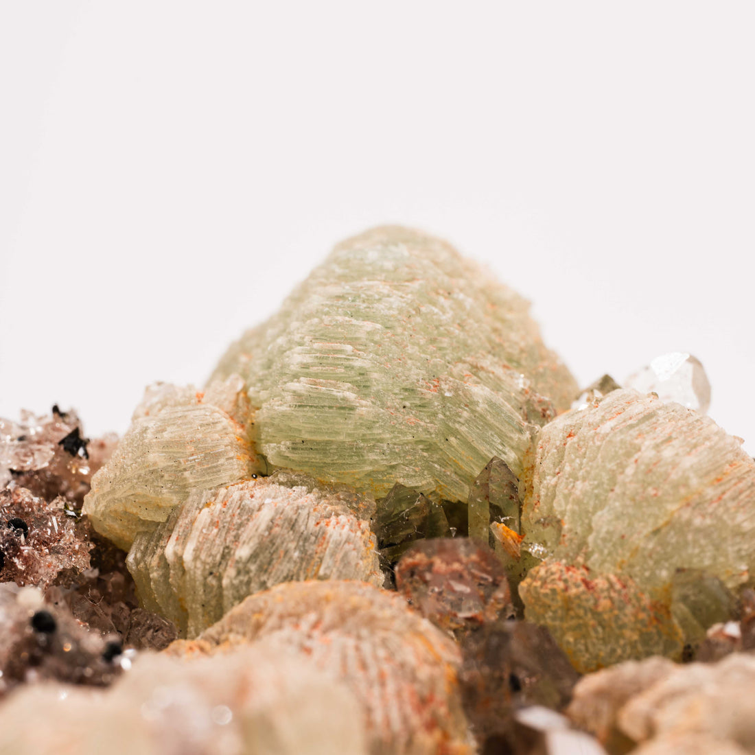 Prehnite w/ Quartz