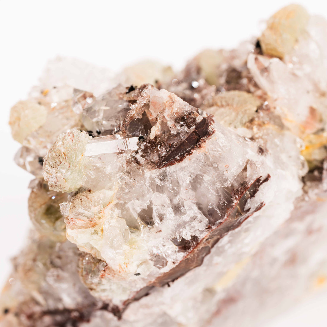 Prehnite w/ Quartz