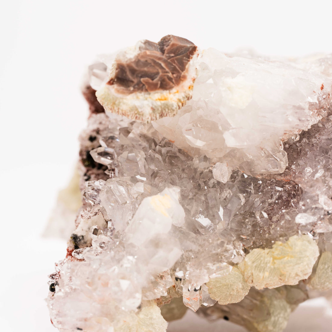 Prehnite w/ Quartz