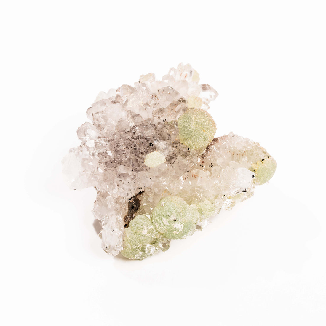 Prehnite w/ Quartz