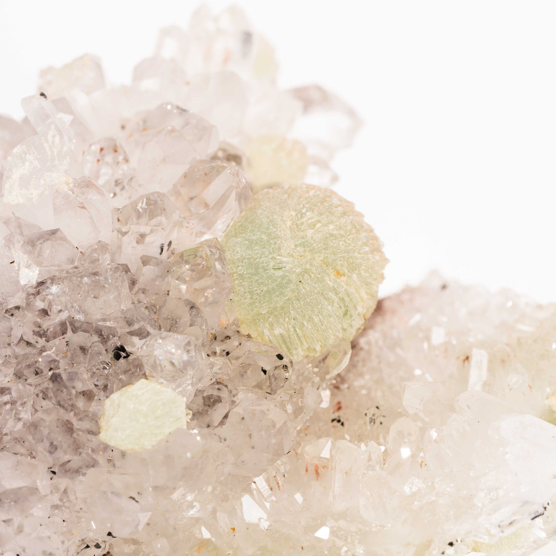 Prehnite w/ Quartz