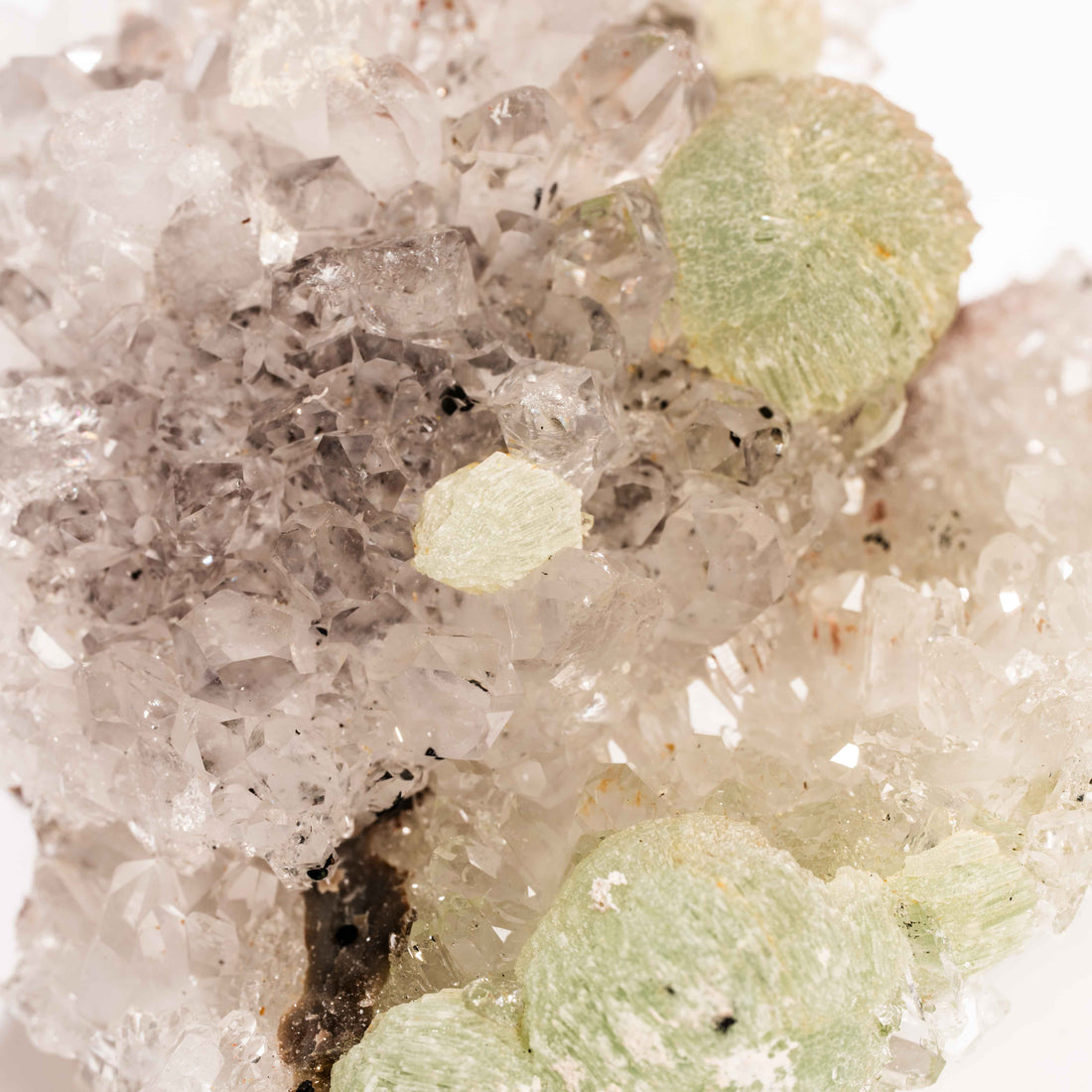 Prehnite w/ Quartz