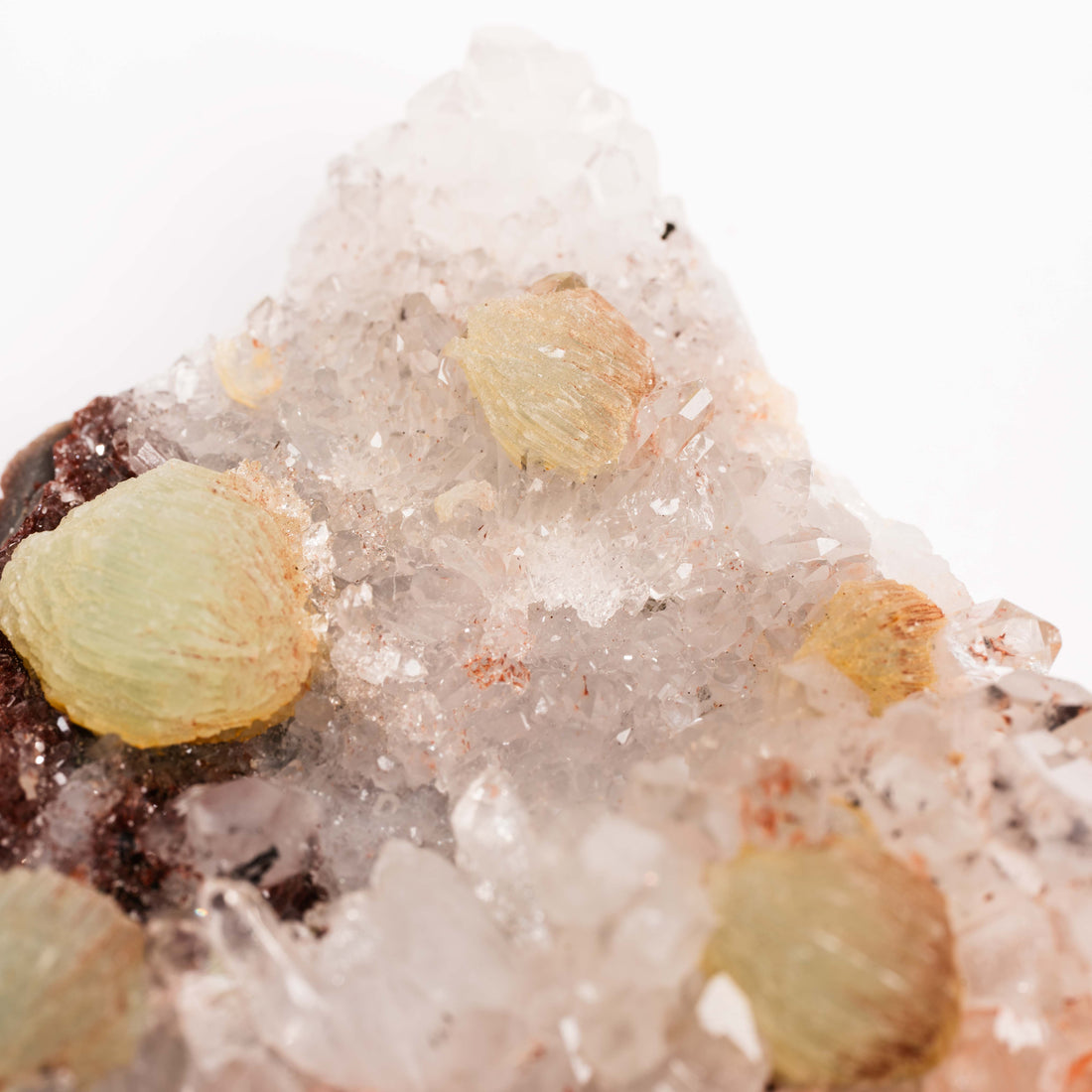 Prehnite w/ Quartz